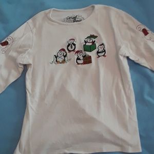 Christmas Penguins Women's long sleeve large